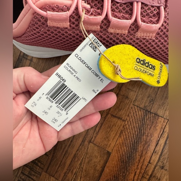 ADIDAS TRAINERS Runnjng walking Sneakers Shoes CLOUDFOAM COMFY size 7.5 workout - Picture 4 of 8